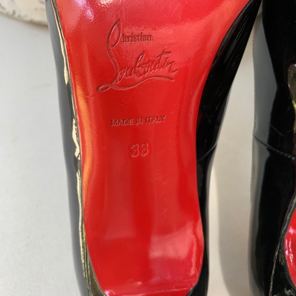 Authentic Christian Louboutin, Simple patent pump - Picture 4 of 10